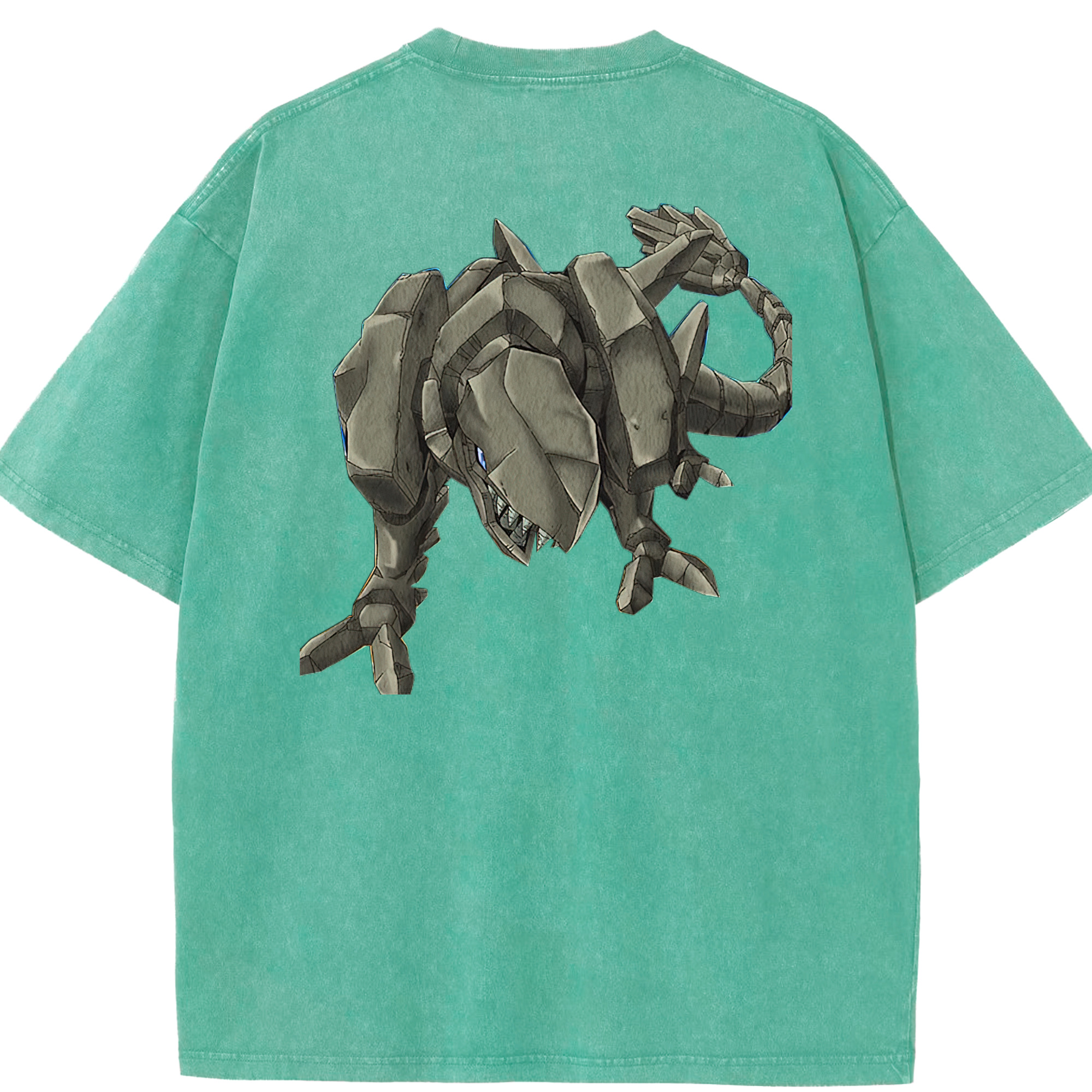 （画像用） 遊☆戯☆王 Yu-Gi-Oh! 綿100% ヴィンテージ風 半袖Tシャツ（背面プリント）
